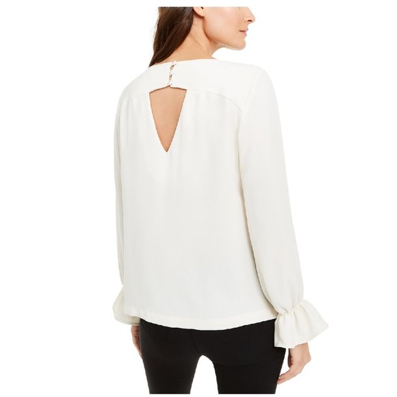 Trina Turk Akayo Keyhole Blouse - Picture 2 of 13